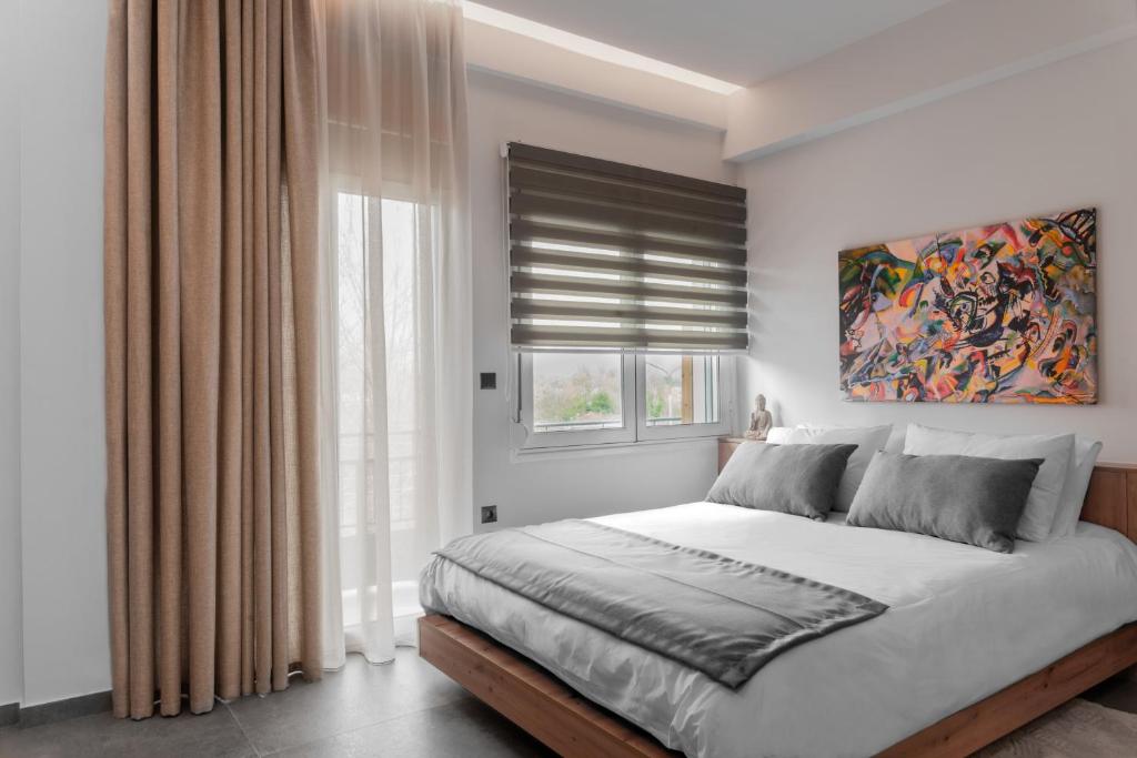 Studio bedroom με king-size κρεβάτι